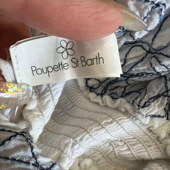 Poupette St Barth Embroidered Romper - Picture 9 of 9